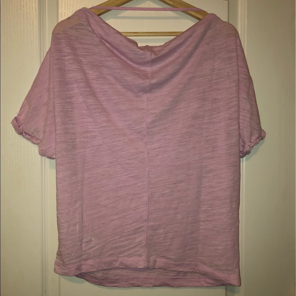 Free People Astrid T-shirt Top - Light Orchid - NWT - Picture 3 of 9